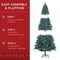 Best Choice Products Pre-Lit Pre-Decorated Holiday Christmas Pine Tree w/ Lights, Base – Blue Spruce